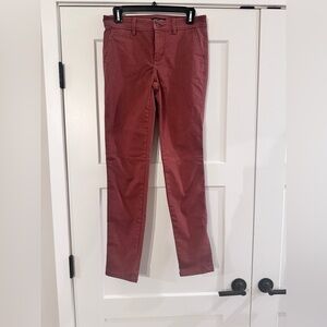 41 Hawthorn Women's Straight Leg Jeans in Deep Red/Orange